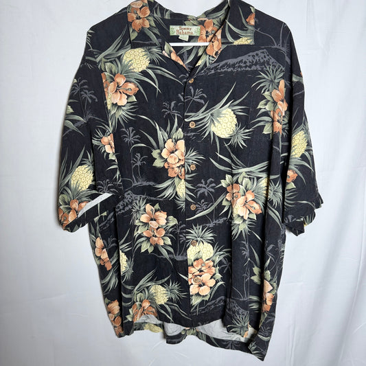 Tommy Bahama 100% Silk Hawaiian Shirt
