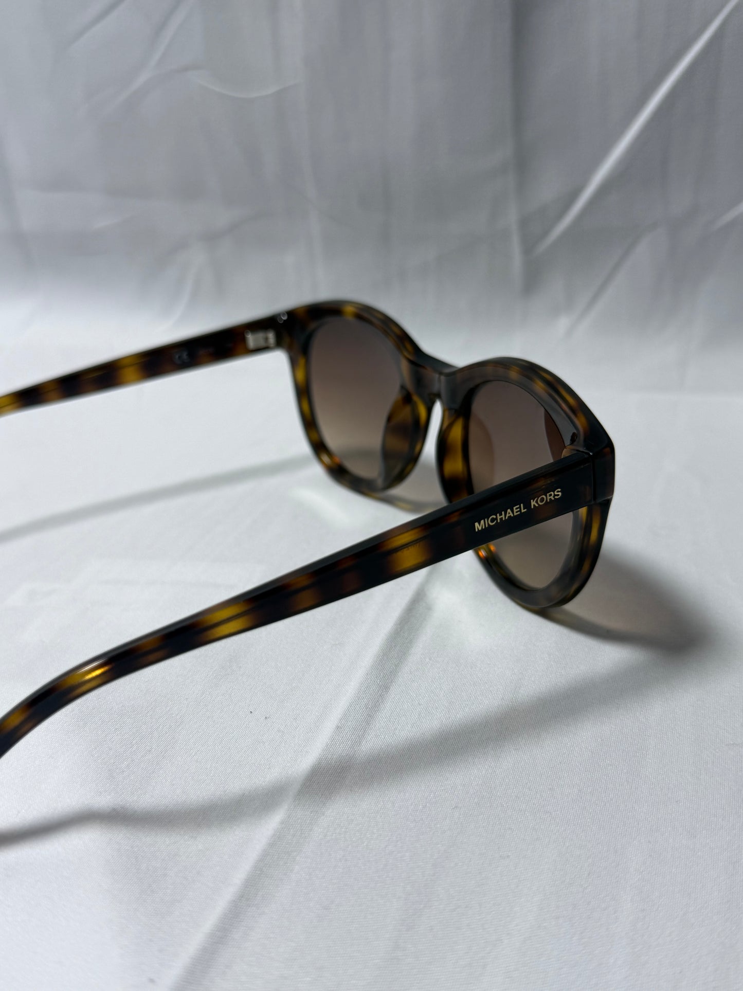 Michael Kors Round Tortoise Print Sunglasses