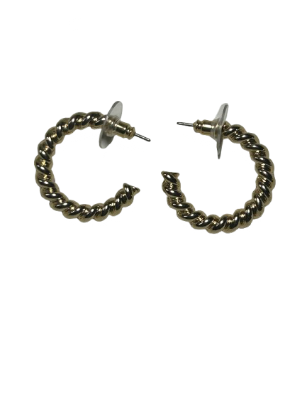 Medium Gold-Tone Hoops