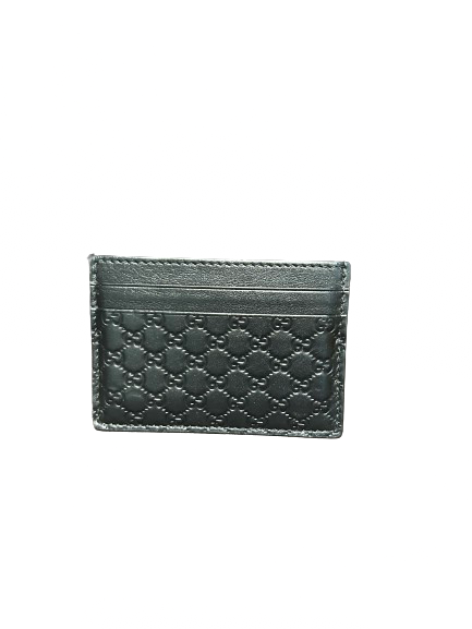 Gucci GucciSima Black Leather Card Holder