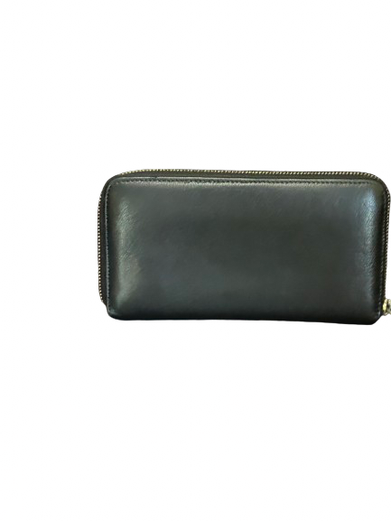 Jimmy Choo Black Long Zippy Wallet