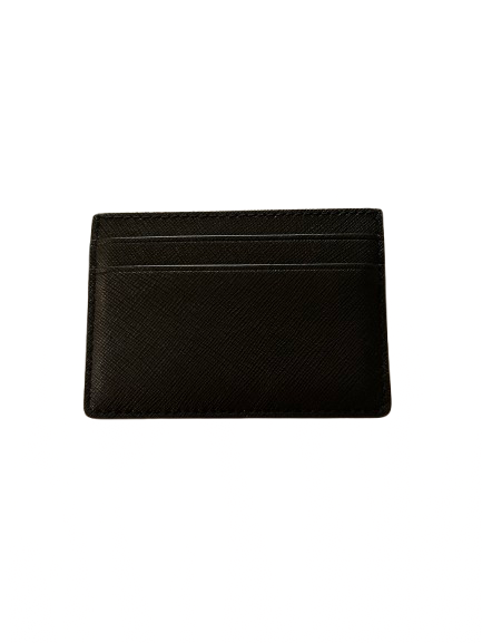 Tory Burch Black Leather Card Case