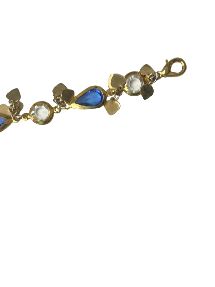 Sapphire Diamond Heart Bracelet